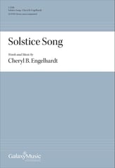 Solstice Song SSATB choral sheet music cover